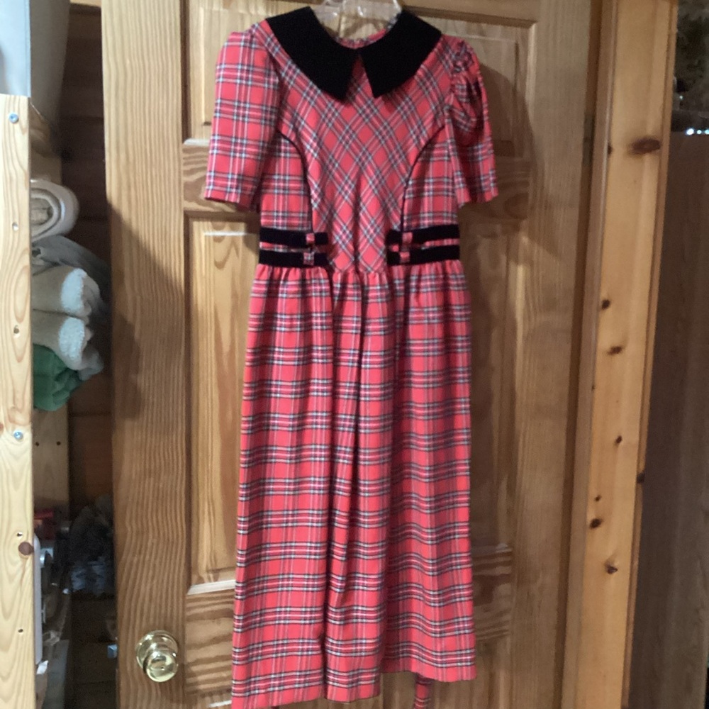 Bonnie Jean Holiday vintage girls dress - size 16